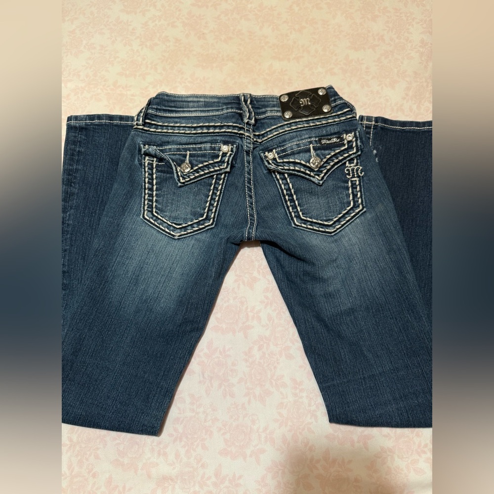 Miss Me Signature Women's Dark Blue Boot Cut Jeans